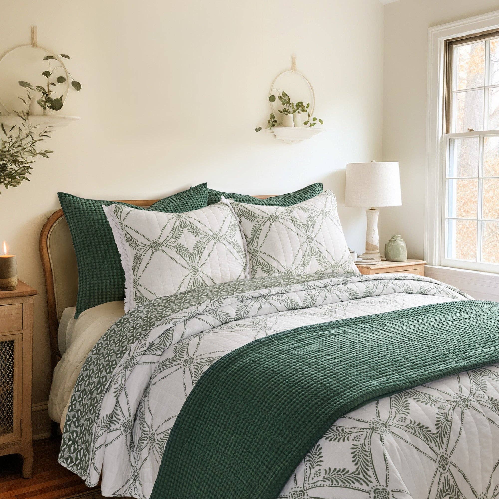 Levtex Home - Wholesale Bedding Set - Kemala Sage Quilt Set2
