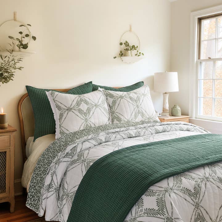 Levtex Home - Wholesale Bedding Set - Kemala Sage Quilt Set2