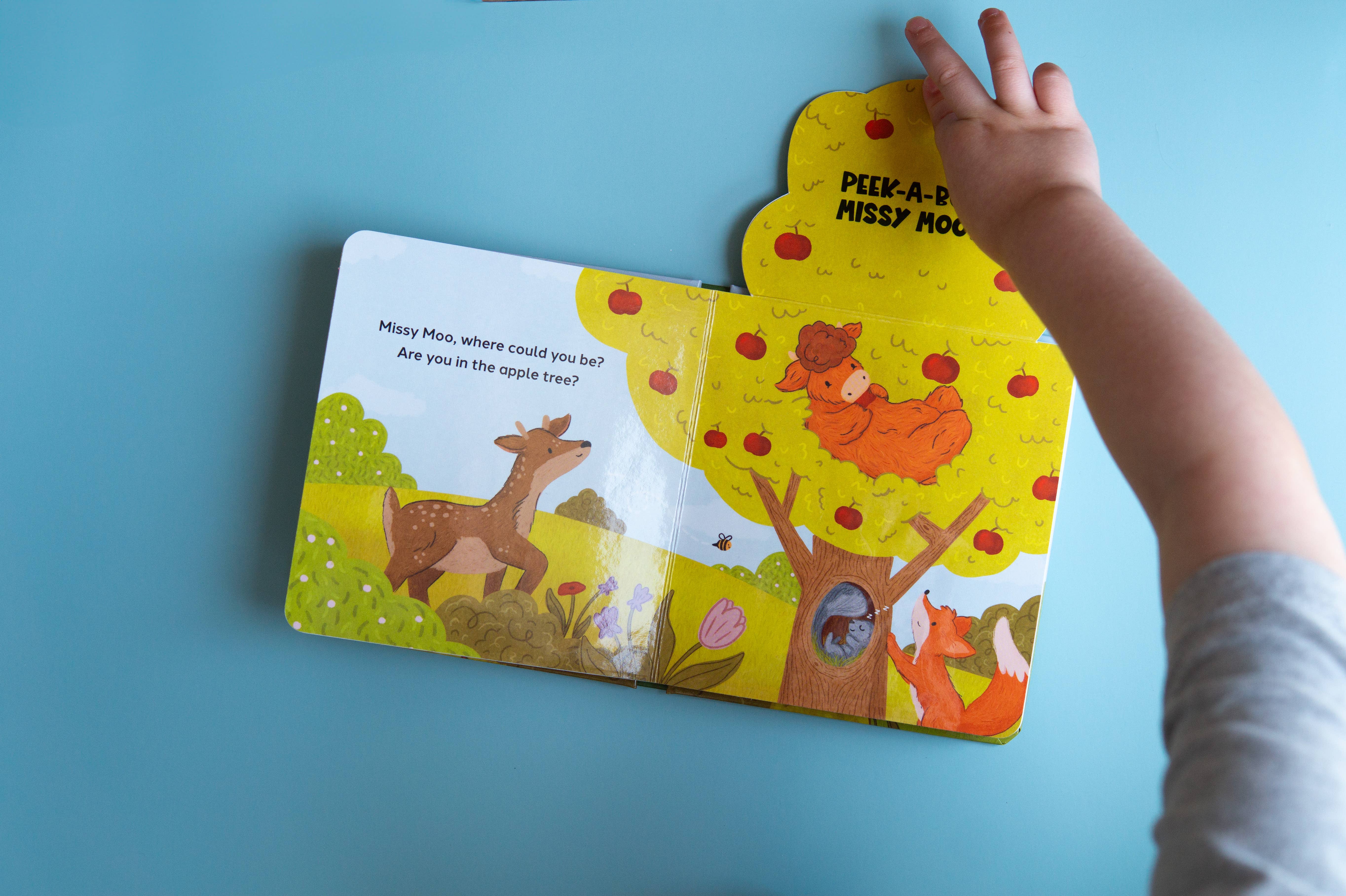 Brown Paper Fox - Wholesale Baby & Toddler Book (0-2) - Peek-a-Boo Missy Moo! Lift-the-Flap Board Book5