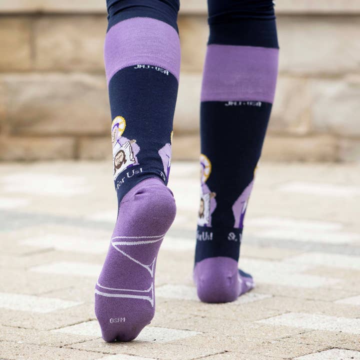 Sock Religious - Wholesale Socks - Unisex - St. Veronica Adult Socks6