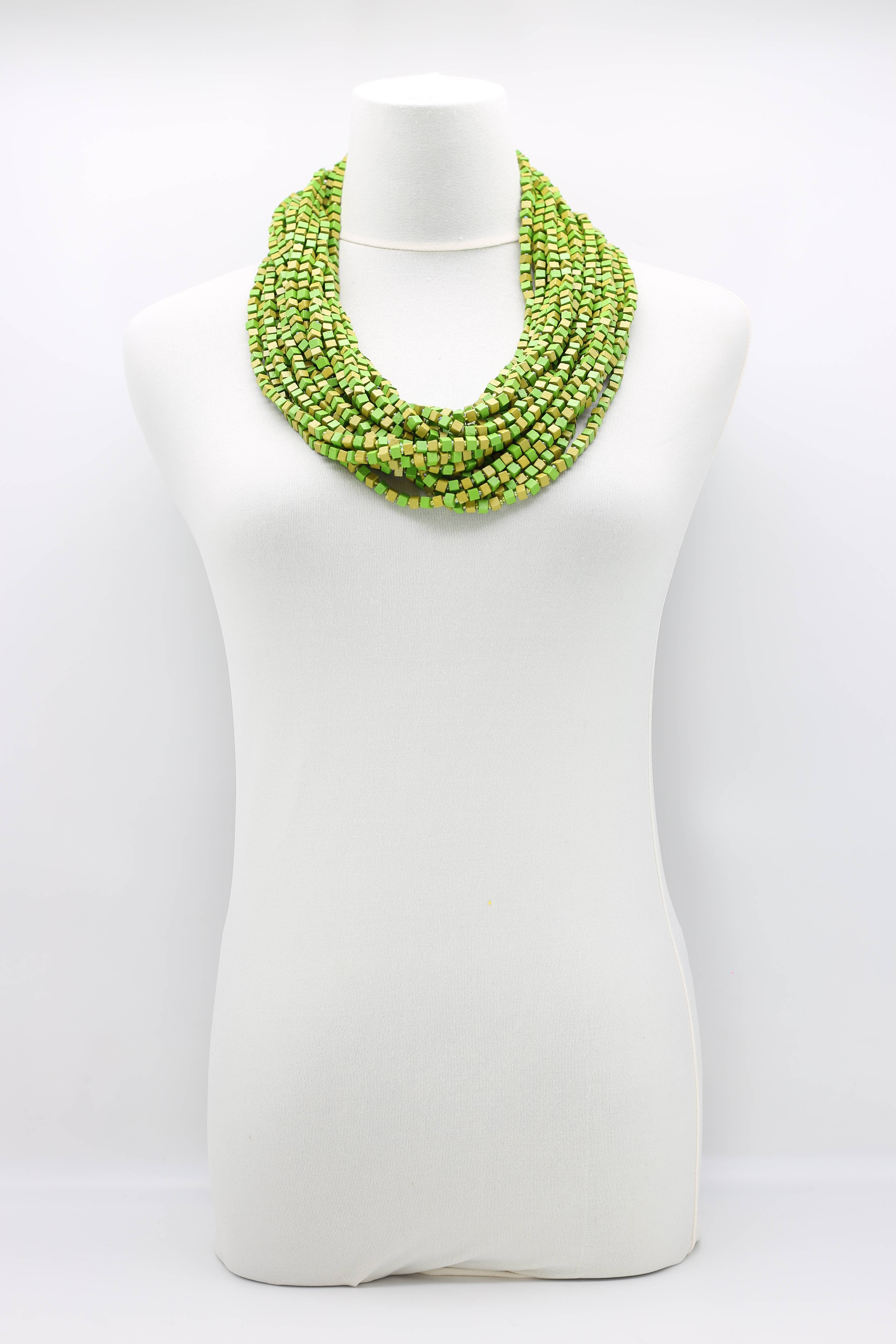 Jianhui London – Engroshandel Perlehalskæde – Den næste Pashmina halskæde Træperler - Mosaic Art102