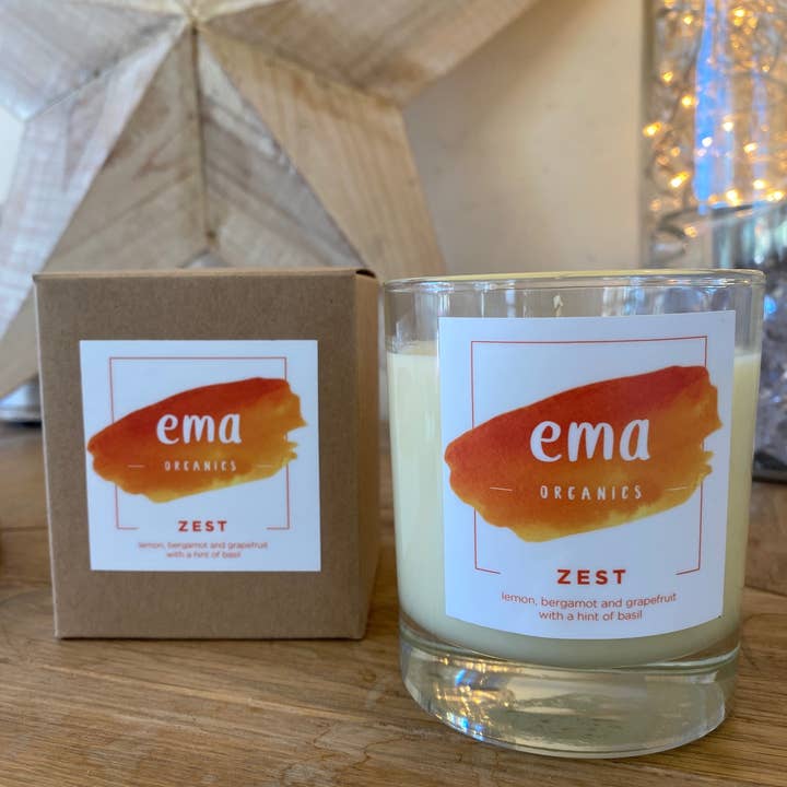 Zest Candle for wholesale by EMA ORGANICS