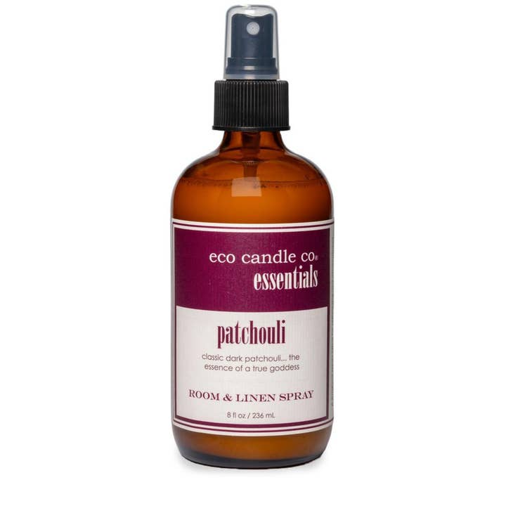 eco essentials quarto & linho spray PATCHOULI por atacado de Eco Candle Company