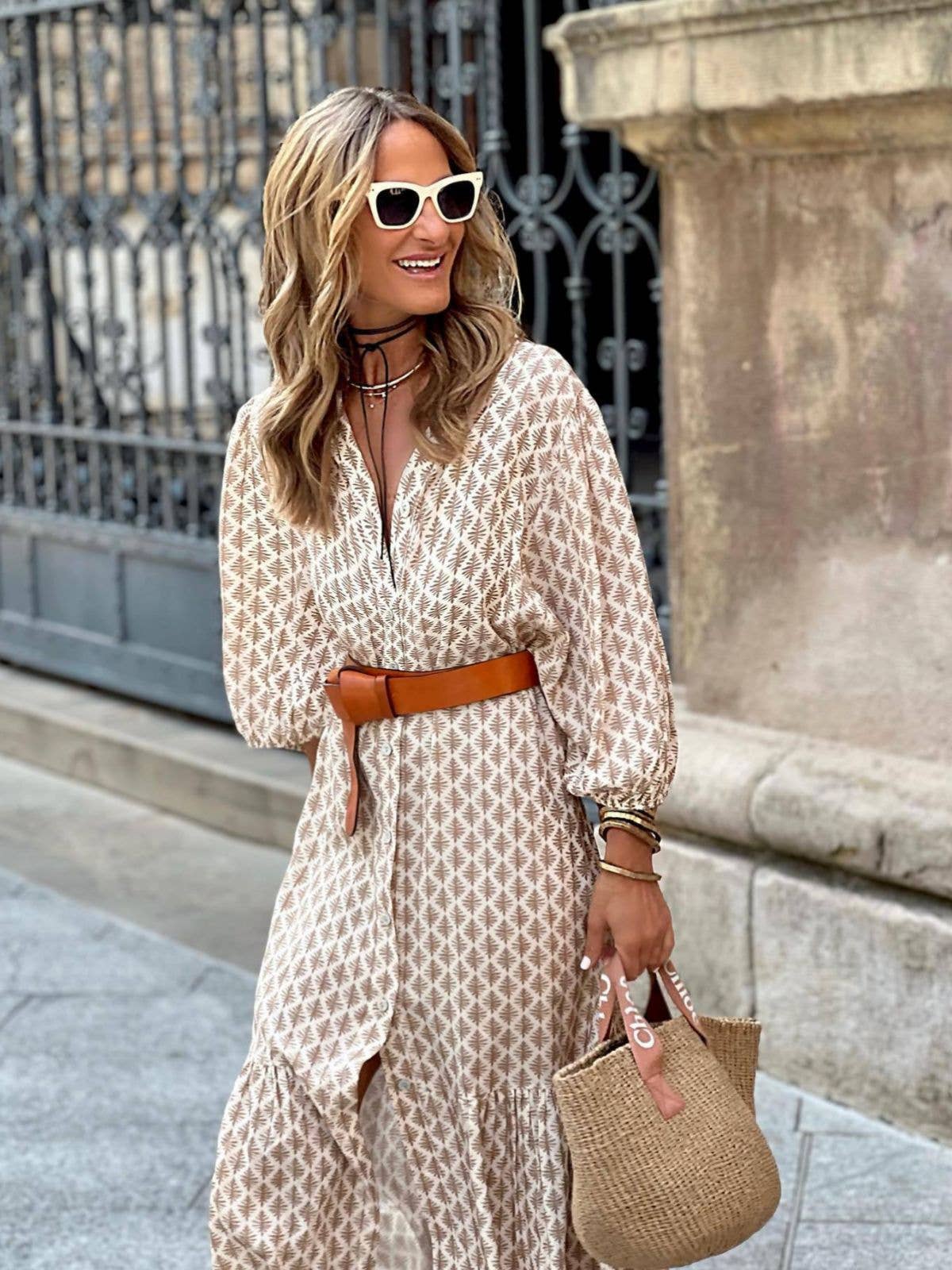 Sweetkama - Wholesale Dress - Women's - Soft Mid Sleeves Ladies Daily Midi Dress SKD231302