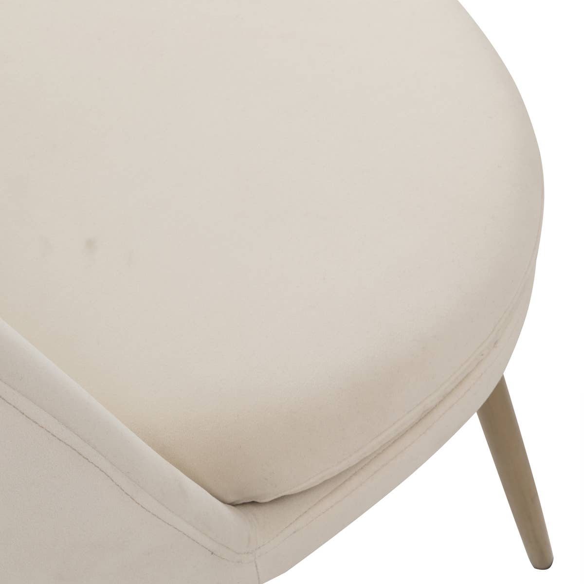 HOMYCASA DESIGN INC - Wholesale Chair - Modern Velvet Dining Chair- Gold Legs-Beige1