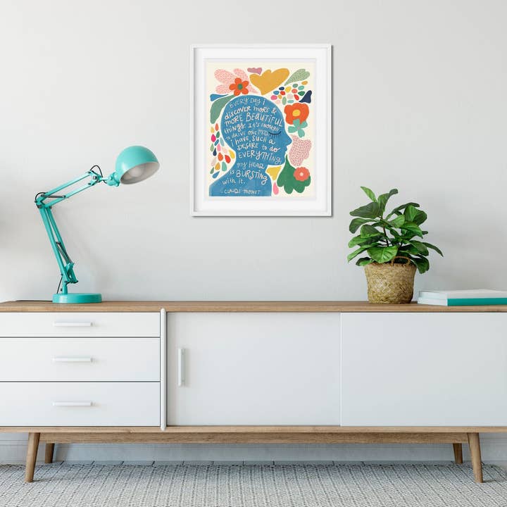 Dream Folk Studio - Wholesale Art Print - Monet Quote - Art Print1