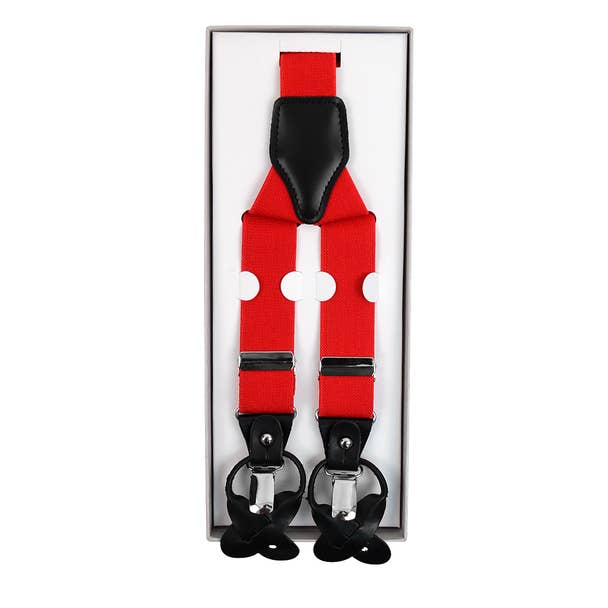 Selini New York - Wholesale Suspenders - Men's - Men's Boxed Button Strap and Clip-On Suspenders13