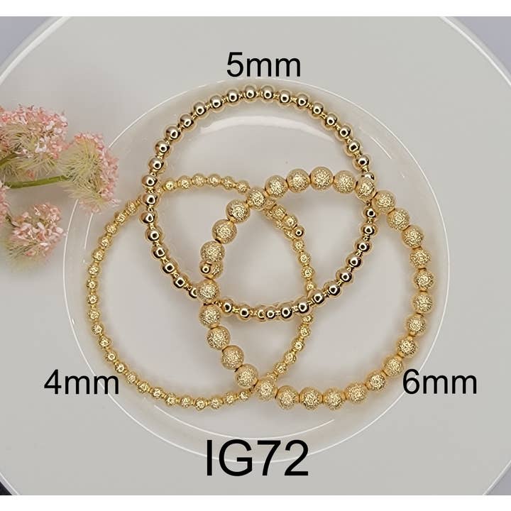 RUNDPERLEN STAPELBARES ARMBAND. für den Großhandel von BETTYOH INC