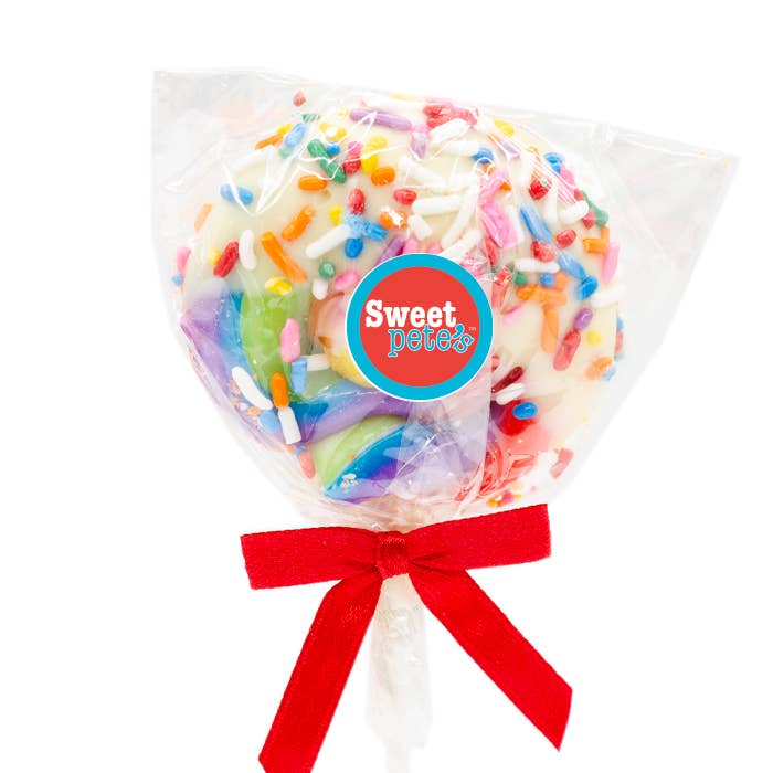 Sweet Pete's Candy – wholesale Lollipop – Celebration - Birthday White Chocolate Dipped Lollipops2