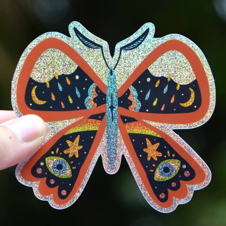 Sky Moth Sticker for wholesale by Bus 20 Ceramics