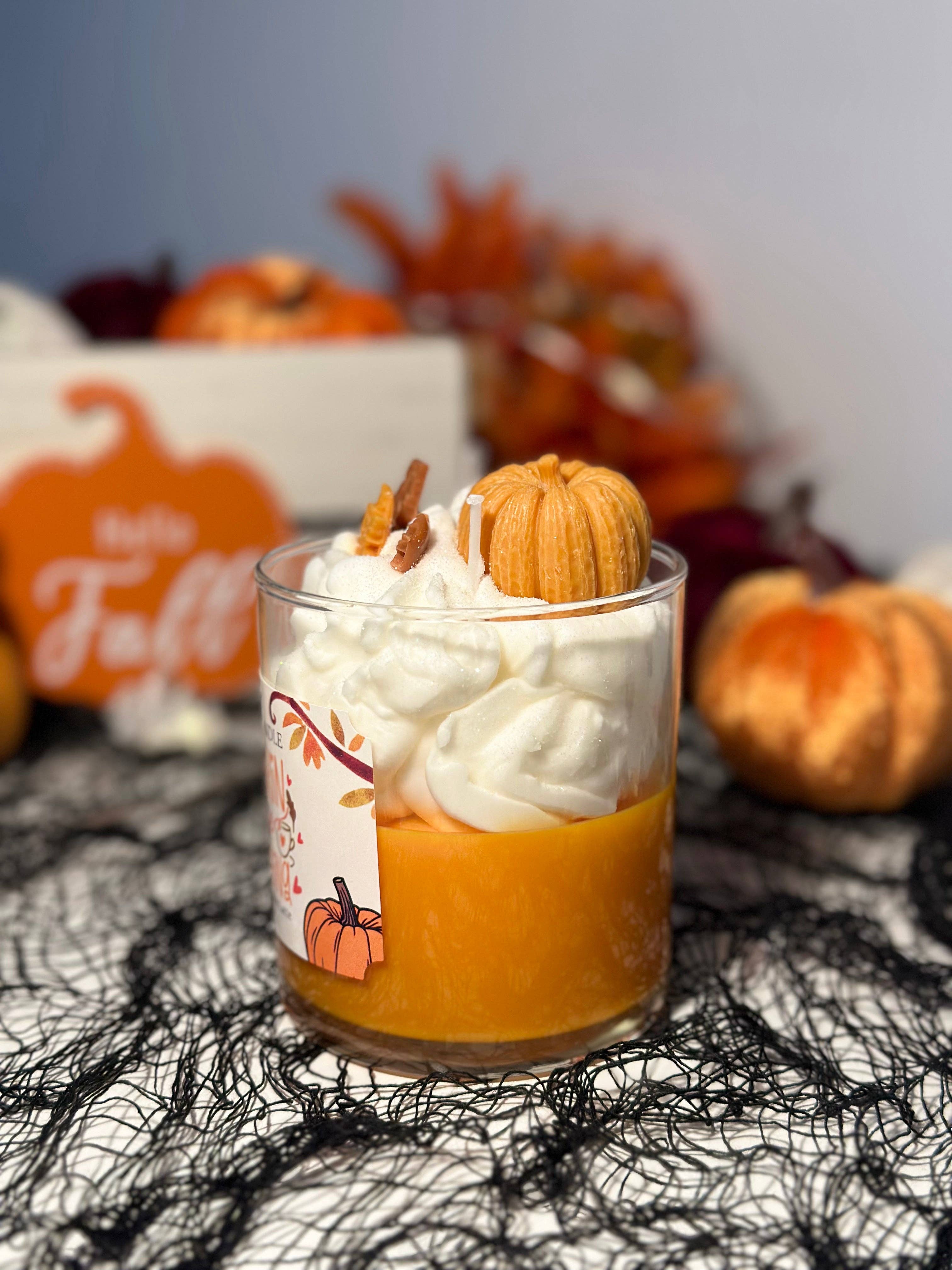 Sugar Candle - Wholesale Jar/Filled Candle - Pumpkin Spice Latte Candle – pumpkin scented fall candle 5