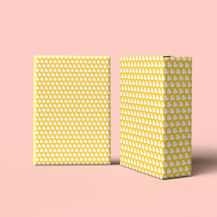 House of Binky – wholesale Flat wrap – Rubber Ducks Pattern Wrapping Paper Custom Printed Gift Wrap1