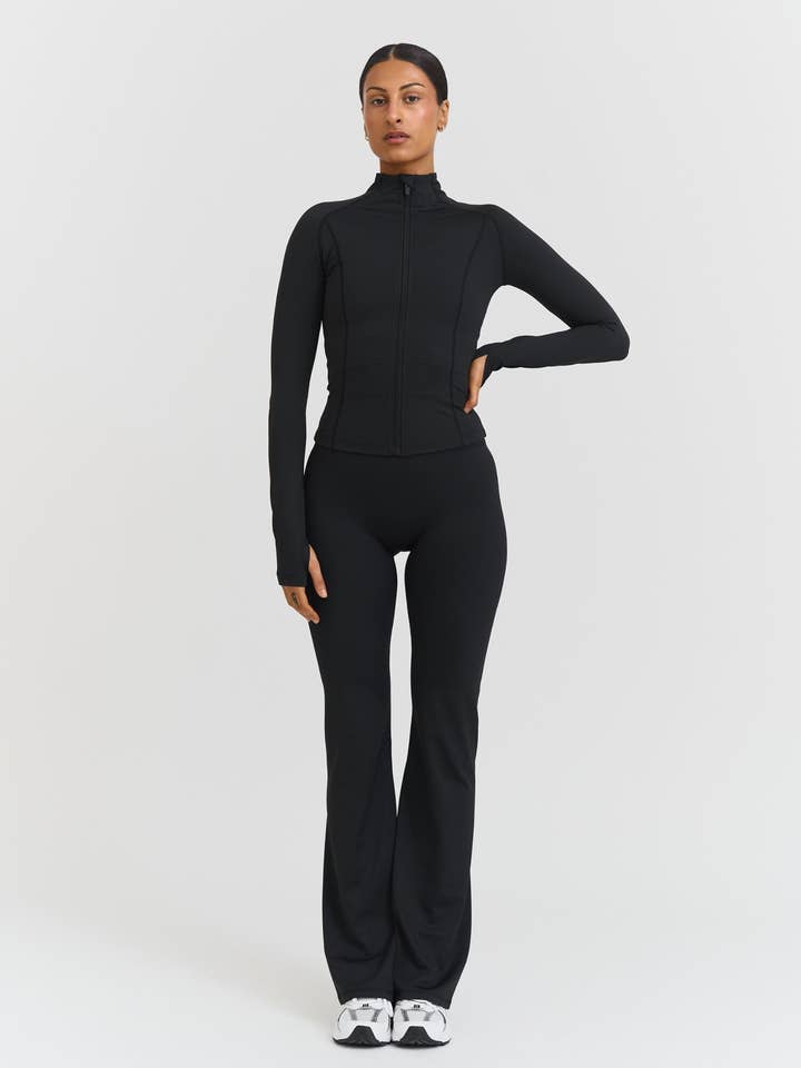 Sisterly Tribe - Wholesale Trainingsjack - Dames - Softsculpt Jack met rits - zwart6