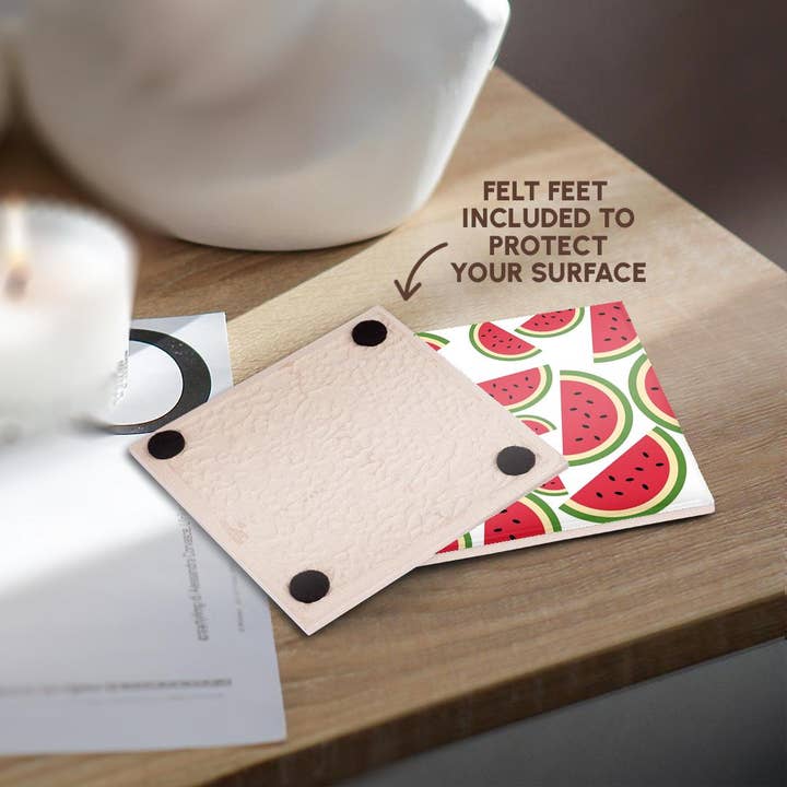 3dRose - Wholesale Coasters - 3dRose, Image of Water Melon, Coaster3