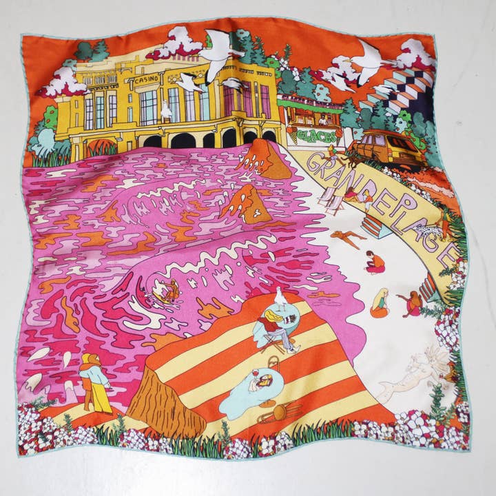 SOIE-MEME - Wholesale Scarf - Women's - grand plage1