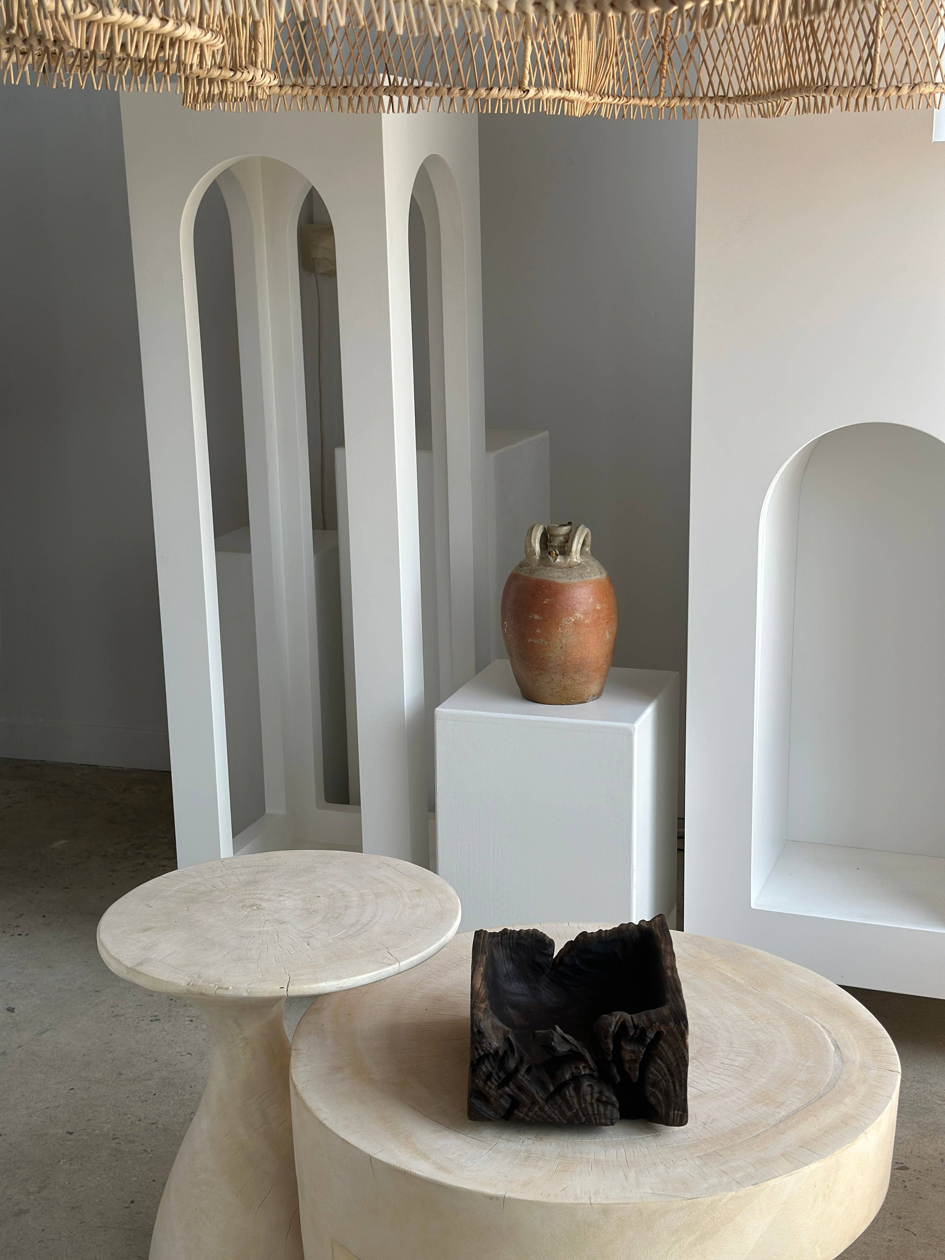 Office Objets - Wholesale Chandelier/Hanging Light - Immense rattan suspension in the shape of a flower, tulip, corolla H:1m; D:1m50126