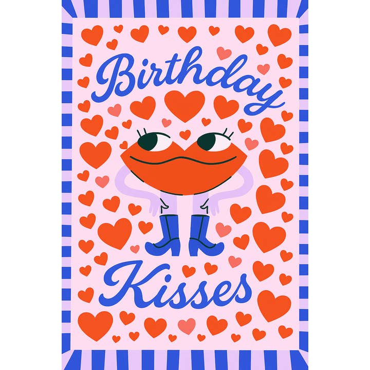 Soko Says - Wholesale Birthday Card - Birthday Kisses Card2