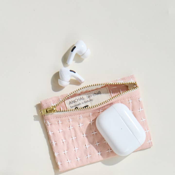 Anchal - Wholesale Coin Purse - Women's - Cross-Stitch Coin Purse