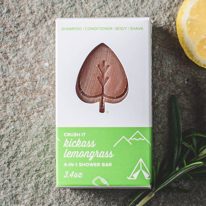 Kickass Lemongrass Shower Bar for wholesale by REDBUDSUDS
