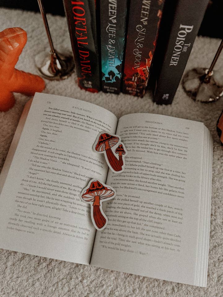 Pumpkin Mushroom Sticker for wholesale by Fabled Folke