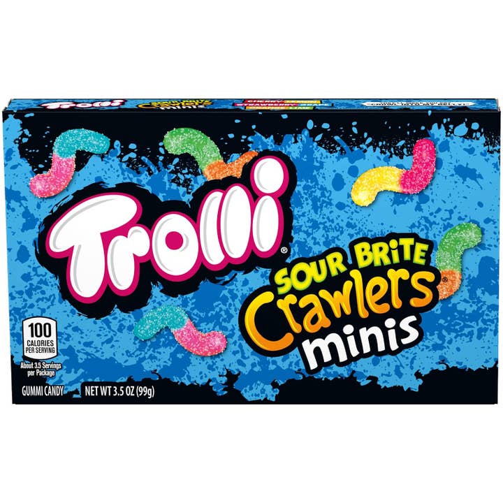 Trolli Sour Brite 3,5 Unzen Theaterbox mit 12 Stück für den Großhandel von Long Island Candy Factory