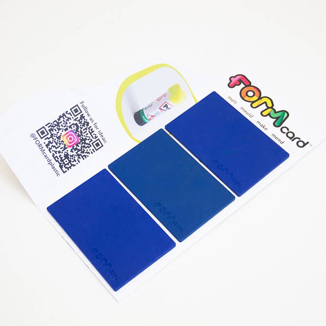NAVY BLUE meltable mouldable FORMcard for wholesale by FORMcard