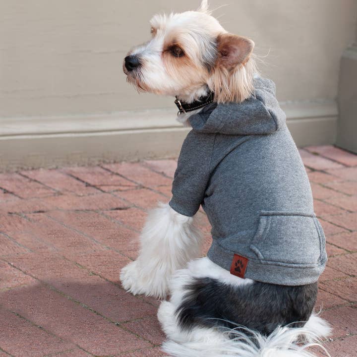 Shedrow K9 Brentwood Dog Hoodie - Grey for wholesale by Shedrow K9