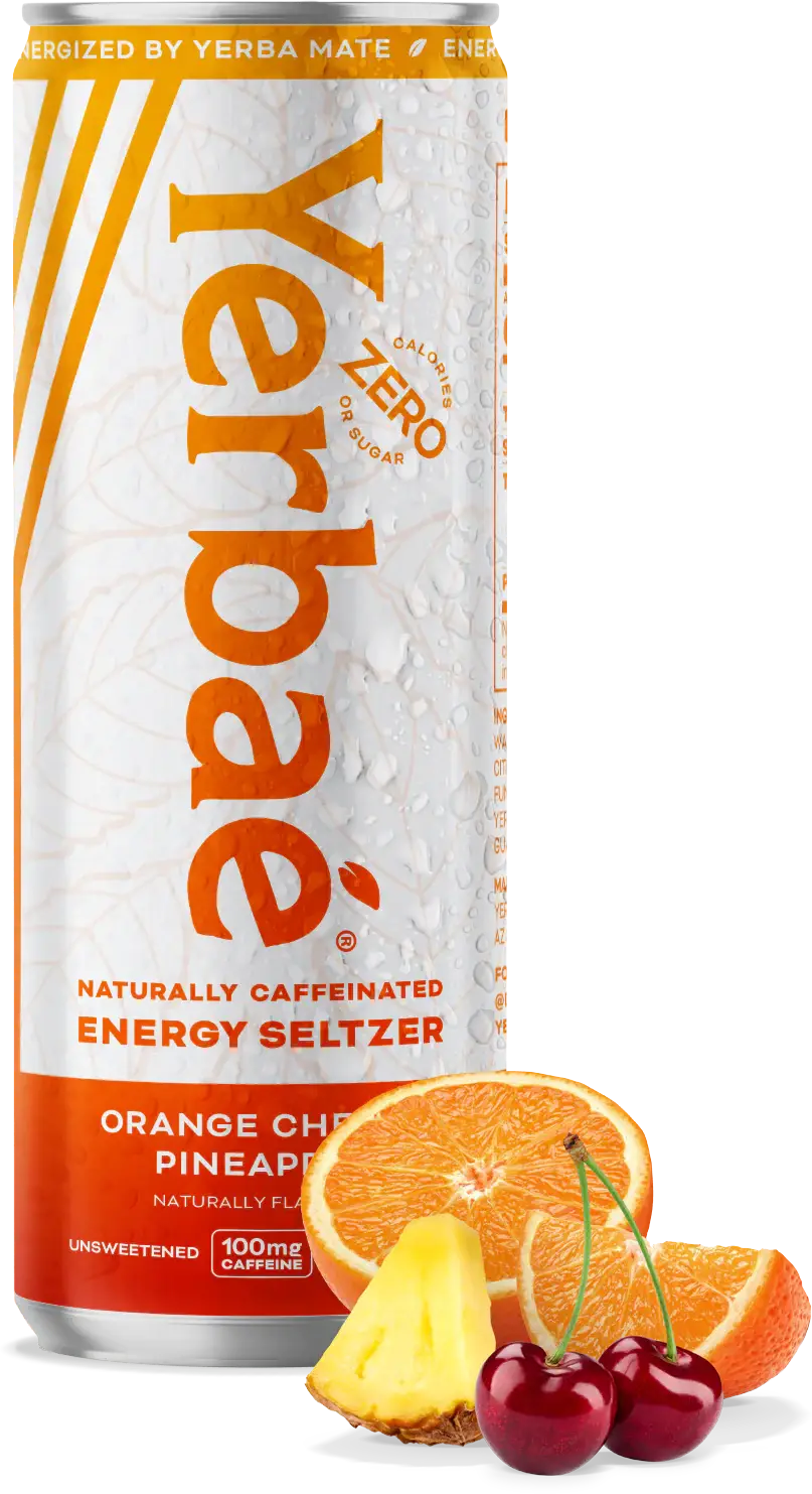 Yerbae - Wholesale Sports/Energy Drink - 12oz Orange Cherry Pineapple Sparkling Water Energy Drink1