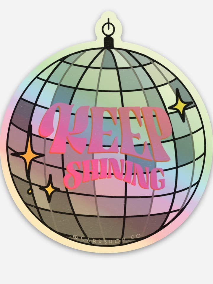 Disco Ball Sticker for wholesale by The Carrshop
