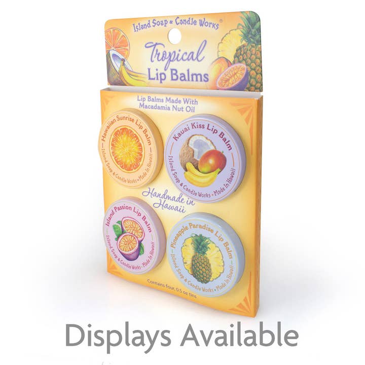 Lip Balm Tin Sample Pack for wholesale by Island Soap & Candle Works