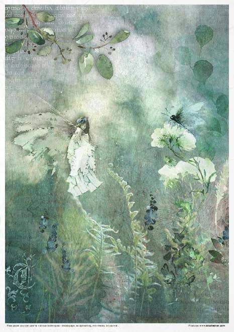 ITD Collection - Vente Matériels de bricolage - RP004 - Ensemble Créatif en Papier de Riz - 11 pièces x A4 / 8,27x11,7 pouces9