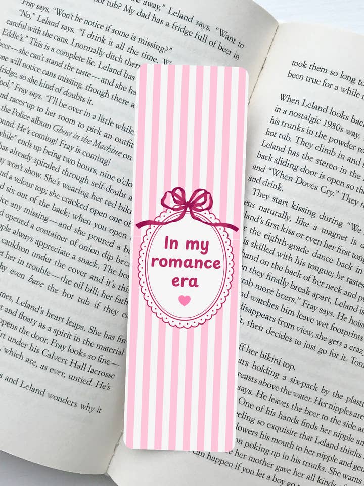 In My Romance Era Bookmark — Valentine’s Edition for wholesale by Little Town Studio