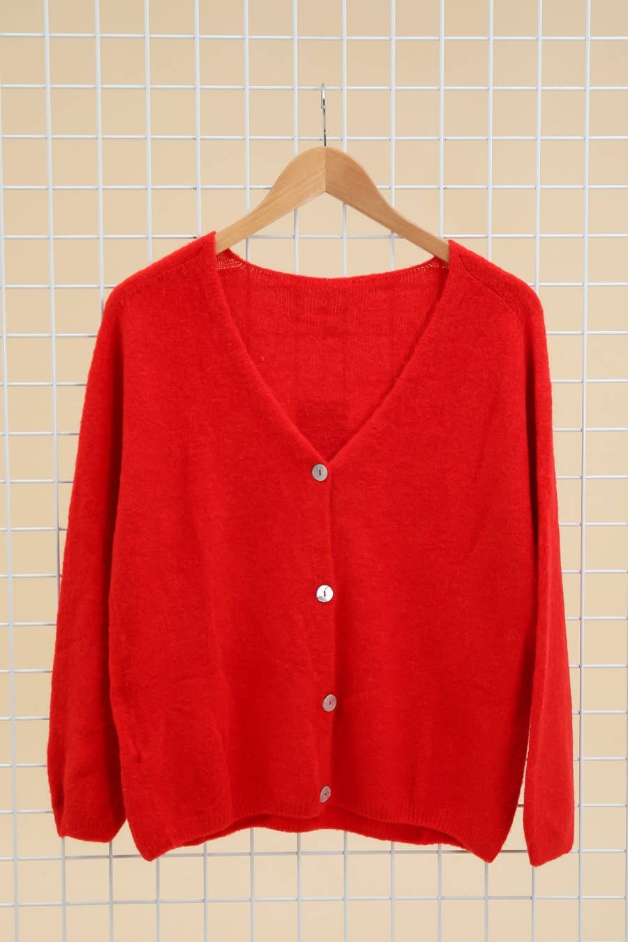 LÉA & LUC – wholesale Cardigan – Women’s – ALPACA V-neck cardigan REF 102612