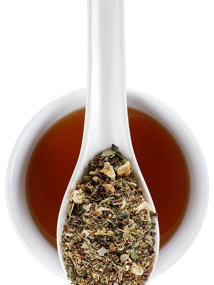 Cup of Serenity Caffeine-free Herbal for wholesale by Elmwood Inn Fine Teas