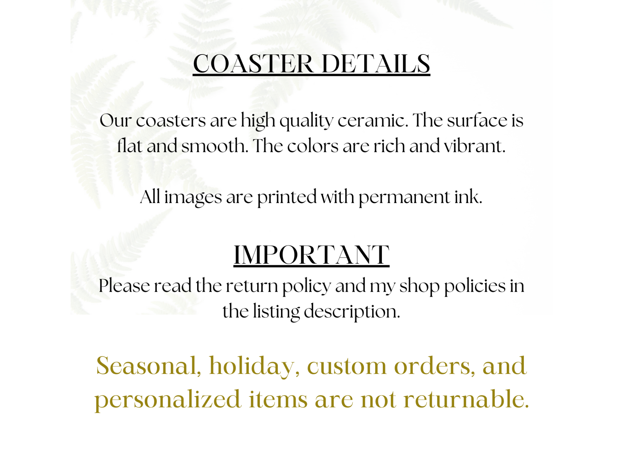 Fernville Creations - Wholesale Coasters - Stained Glass Koi & Goldfish Ceramic Coasters for Home Decor15