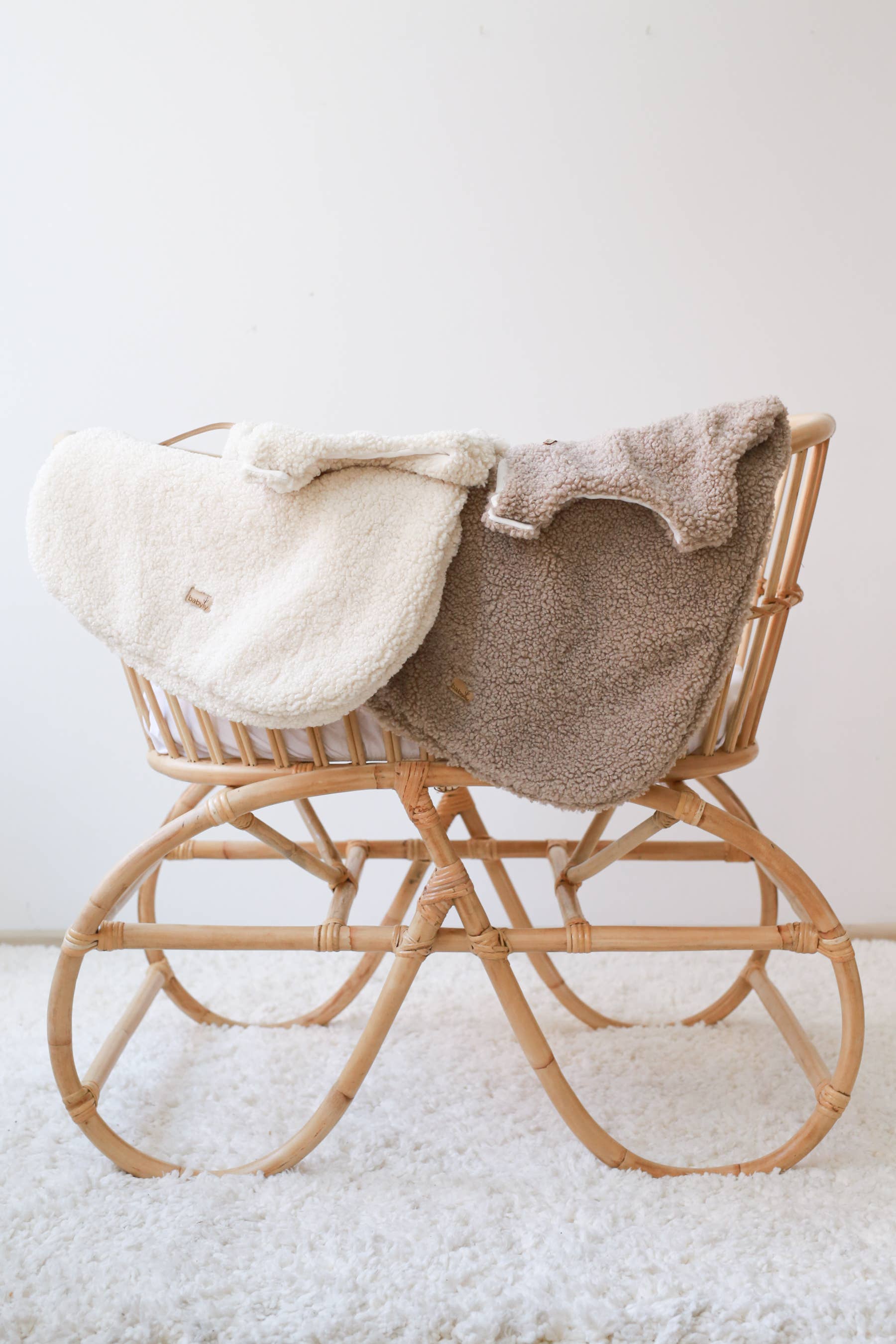 Babyly - Wholesale Sleepsack - Baby - Teddy sleeping  bag - CREAM or TAUPE - 1,5 TOG1