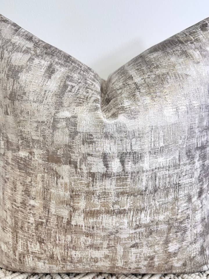 The Couture Cushion - The Taupe Recci - Style No. 127 for wholesale by The Couture Cushion