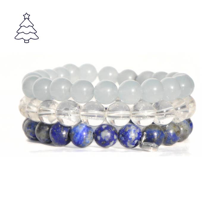 Frosty Christmas Bracelet Pack for wholesale by Otter Spirit