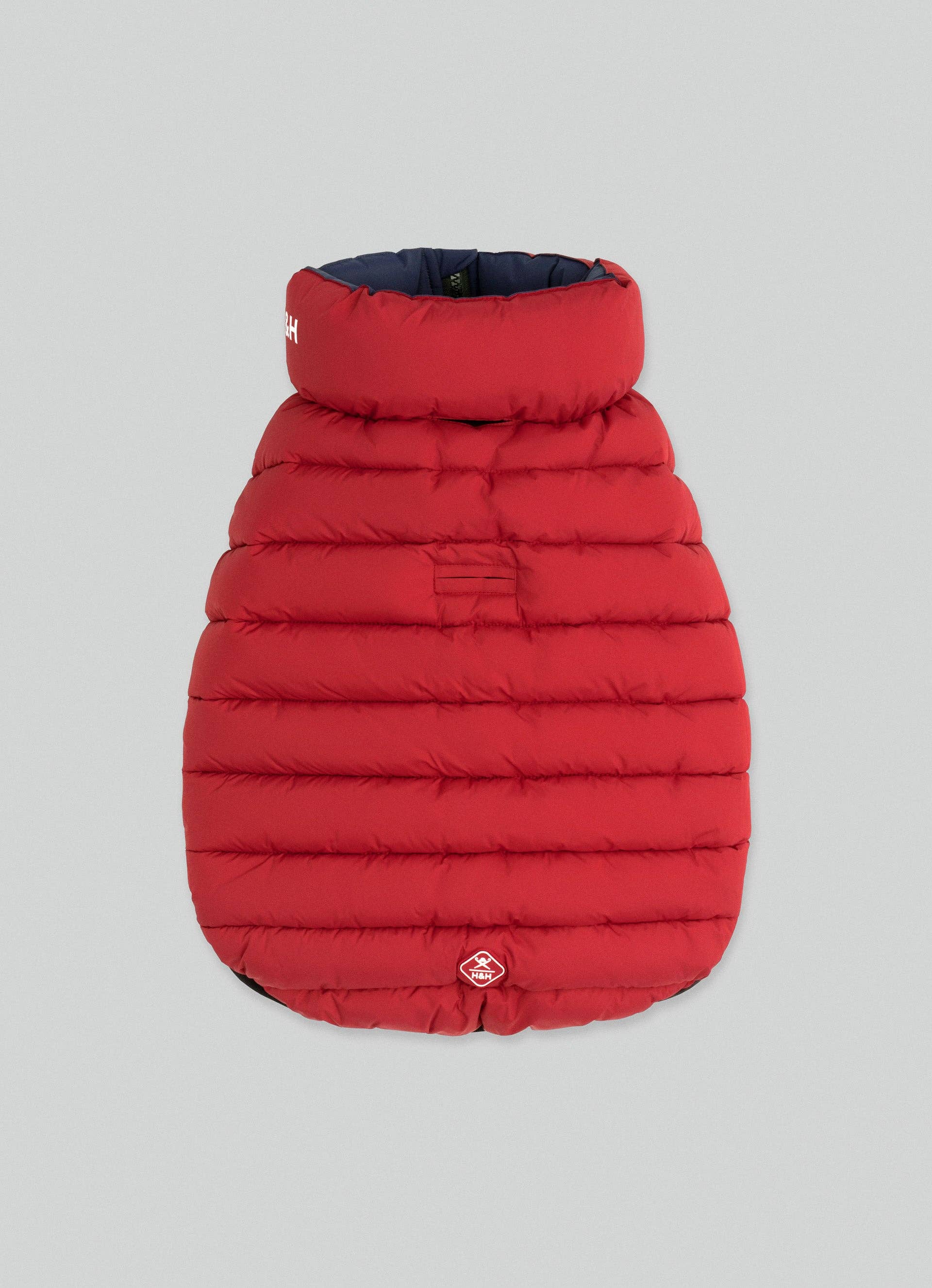 Hugo & Hudson – wholesale Pet jacket – Dog – Hackett x Hugo Hudson Dog Puffer Jacket - Navy & Berry9