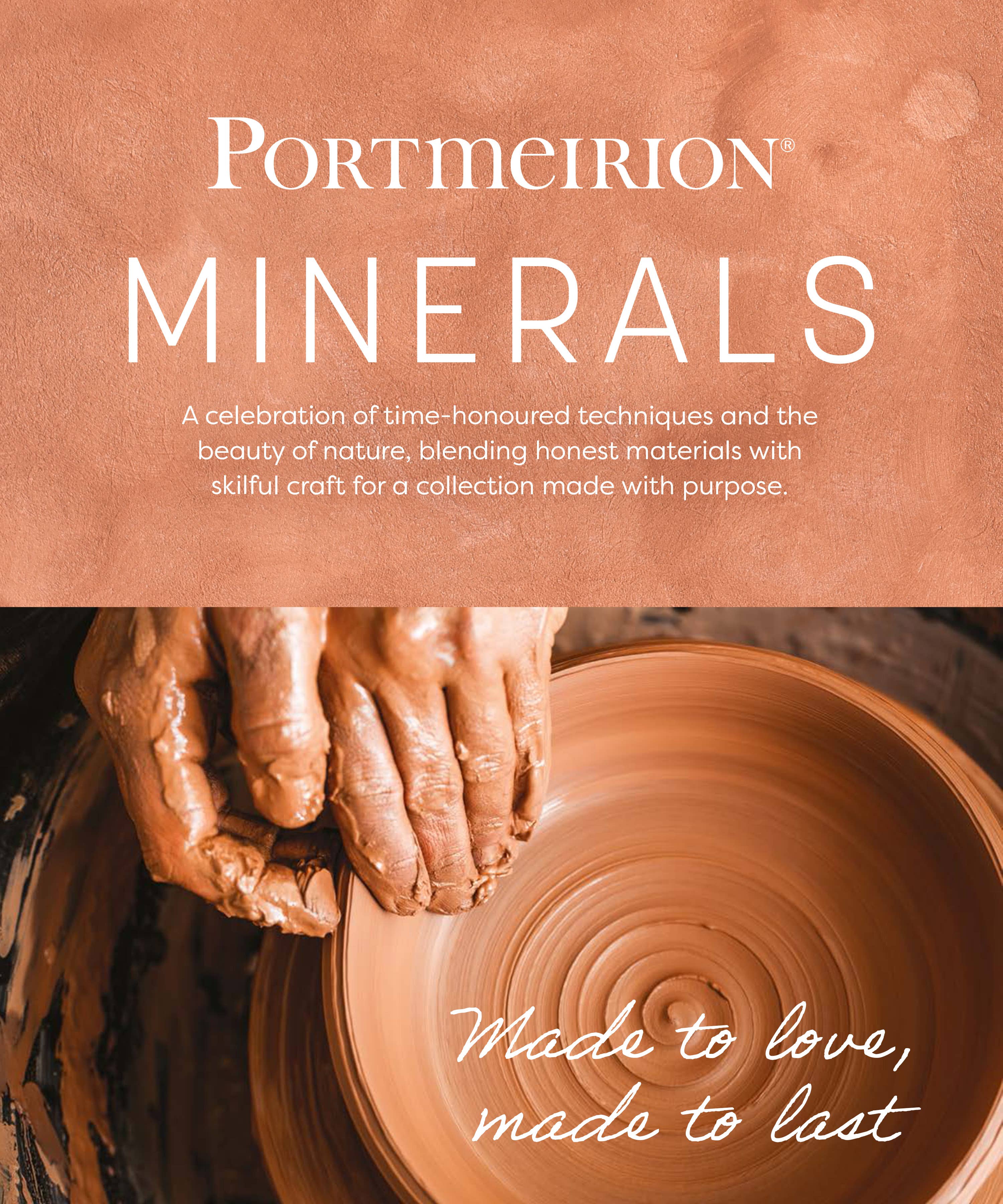 Portmeirion, Spode, Pimpernel, Nacthmann, Wrendale Designs - Wholesale Bowl - PORTMEIRION MINERALS MEDIUM BOWL MOONSTONE 6"8