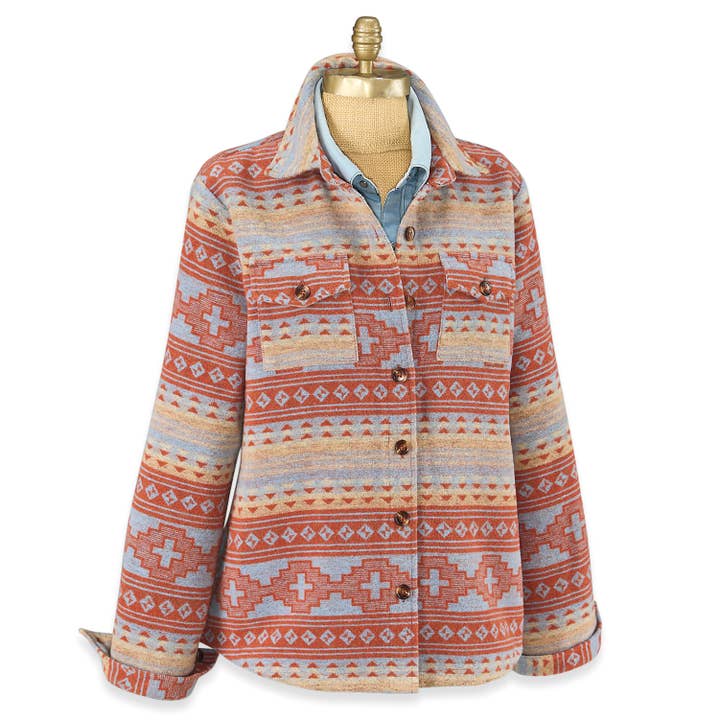 Earth & Sky Shirt Jacket for wholesale by Back in the Saddle