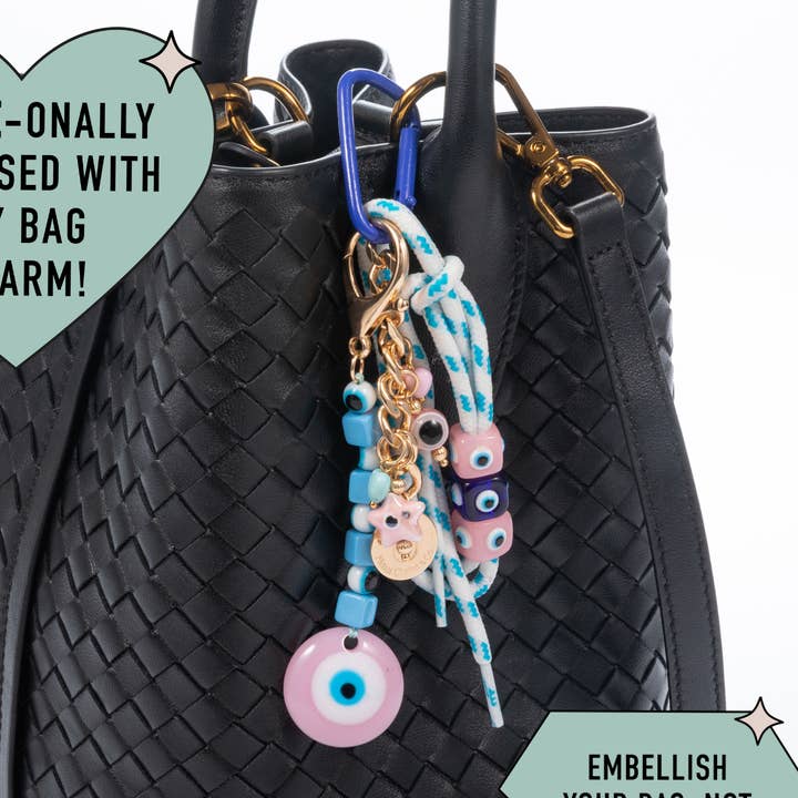 Miami Chains & Co. - Wholesale Purse/Bag Accessory - Women's - Blush and Breeze Bag Charm0