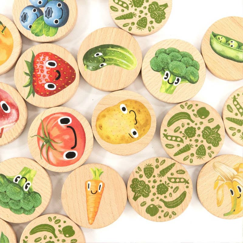 BAJO WOODEN TOYS - Wholesale Wood Toy - Kids - Memo Fruits & Veggies4