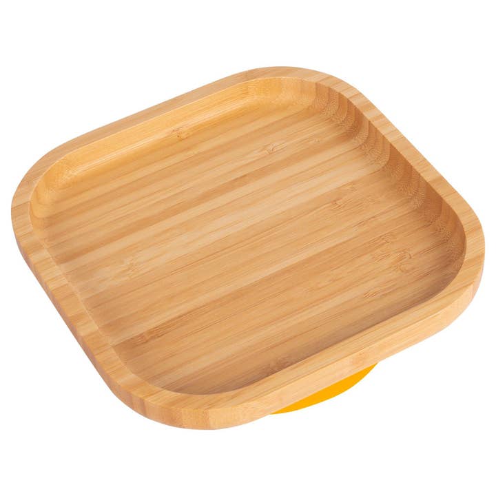 Rinkit Pty Ltd - Wholesale Dinner plate – Kids & Baby - Tiny Dining Children's Bamboo Suction Square Plate7