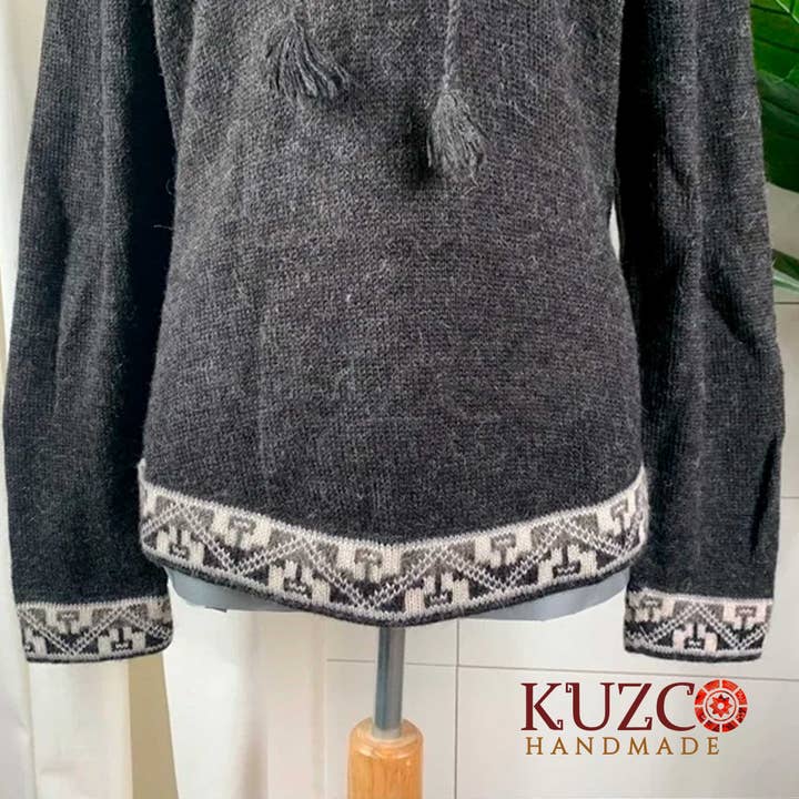 KuzcoHandmade – Engroshandel Pullover - Dame – Håndstrikket Alpaca uldtrøje til kvinder Strickpullover kvinder