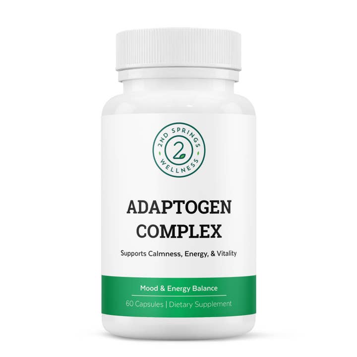 Adaptogen Complex Natural Stress Relief and Vitality Booster for wholesale by 2nd Springs