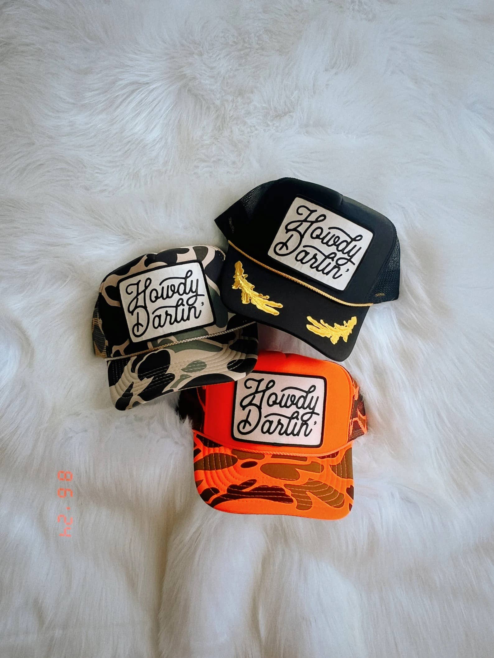 Wilder Made – wholesale Trucker hat – Unisex – Howdy Darlin' Patch Trucker Hat6