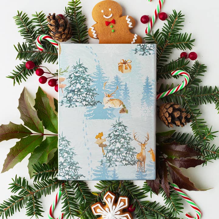 Wrapables.com - Wholesale Flat Wrap - Wrapables Christmas Gift Wrap Paper Sheets Folded Flat 12pcs14