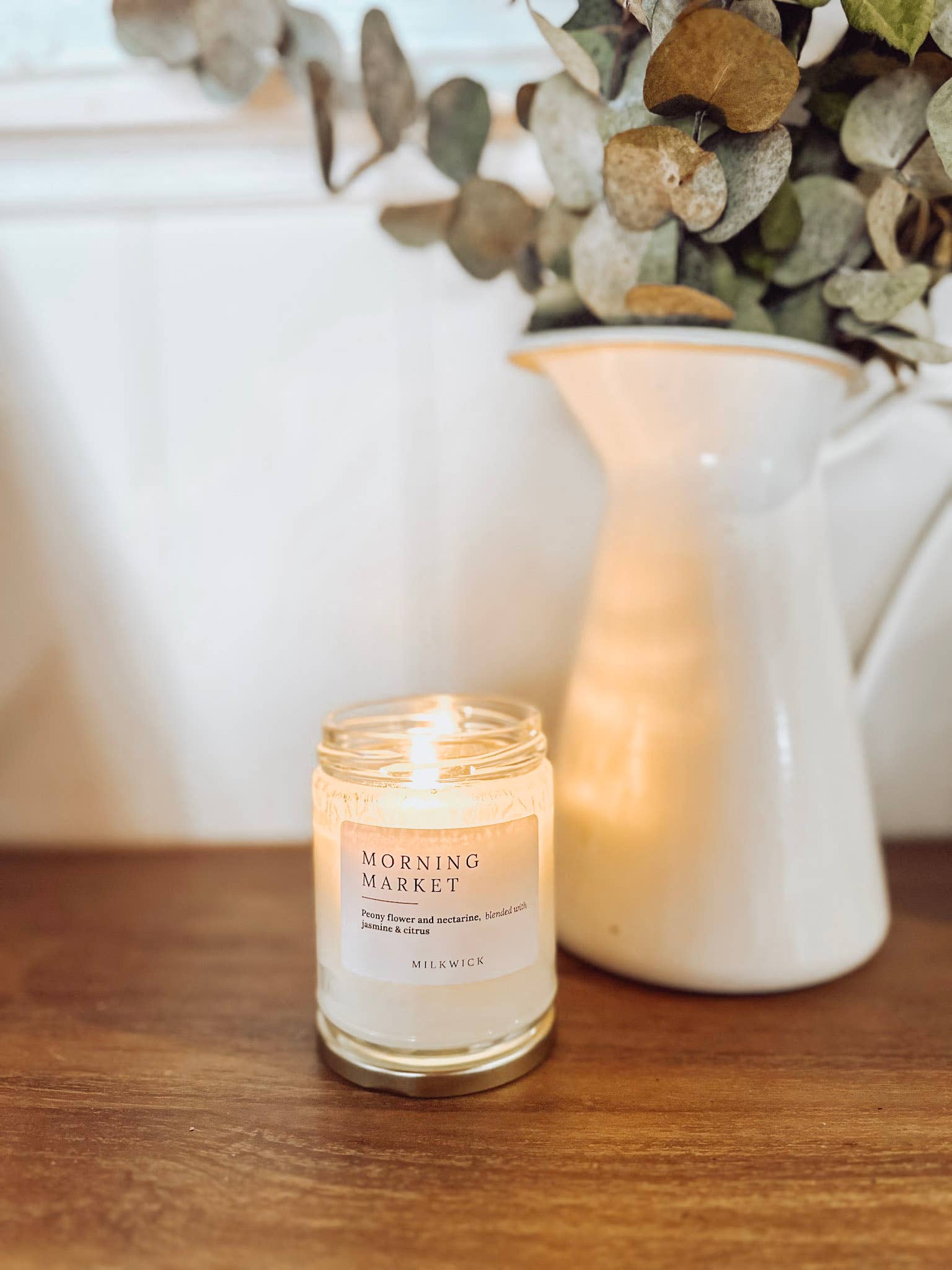 M I L K W I C K - Wholesale Jar/Filled Candle - Morning Market1