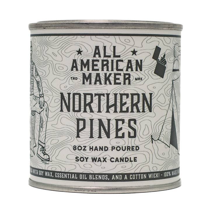 Northern Pines Kerze für den Großhandel von All American Maker